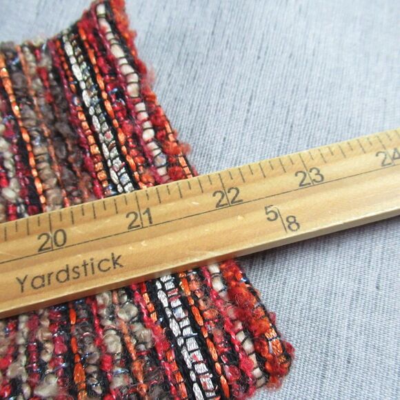 Chicos Blazer Jacket Womens Size 0 Multicolor Woven Button Up Work Retro Granny - Picture 7 of 9